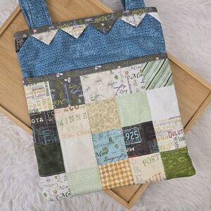 Handmade Quilted Patchwork Tote Bag